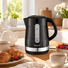 Brock WK 9904 BK virdulys su 360 laipsnių pagrindu 1,7L 2200W Juodas / plieninis