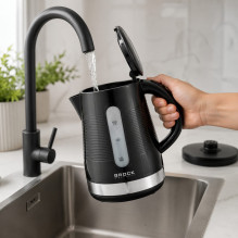 Brock WK 9904 BK virdulys su 360 laipsnių pagrindu 1,7L 2200W Juodas / plieninis