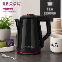 Brock WK 5518 BK Kettle With 360 Degree Base 2,0L 1500W Black