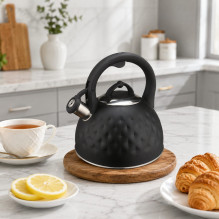 Brock MWK 003 BK La Cuisinette Virdulys 2,5L Juoda / plienas Brock MWK 003 BK La Cuisinette Virdulys 2,5L Juoda / plienas