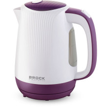Brock WK 08 PR elektrinis virdulys 1,7L 2000W, balta / violetinė