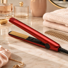 Brock HC 2002 RD Mini Hair Crimper 39W, Red Brock HC 2002 RD Mini Hair Crimper 39W, Red