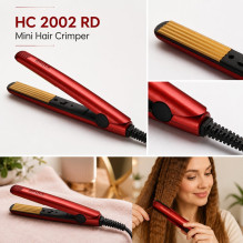 Brock HC 2002 RD Mini Hair Crimper 39W, Red Brock HC 2002 RD Mini Hair Crimper 39W, Red