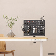 Activejet APB-002B desk organiser - rotating perforated board, matt black