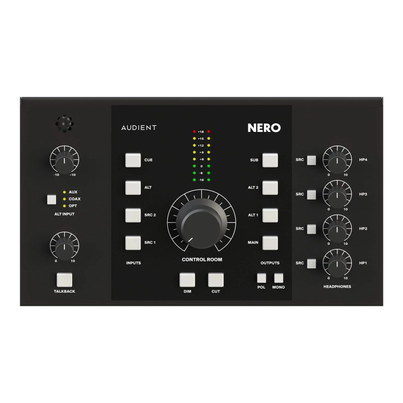 Audient NERO - monitoru kontrolieris