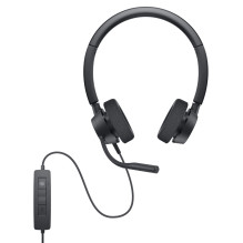 DELL Pro Stereo Headset WH3022, vadu, birojam / zvanu centram, 96 g, melns