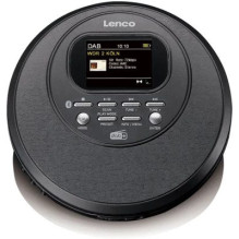 Lenco CD-500 Discman CD / MP3 / DAB+ / Radio / BT AntiShock melns