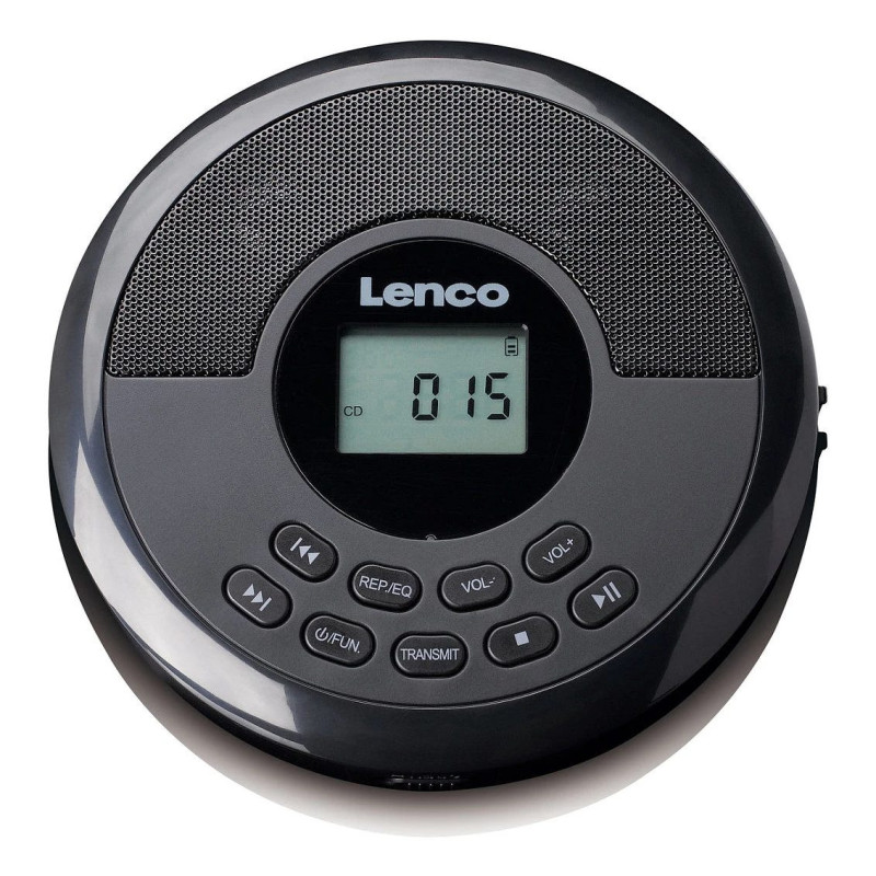 Pārnēsājams CD atskaņotājs Lenco CD-340BK — melns, kompakts dizains