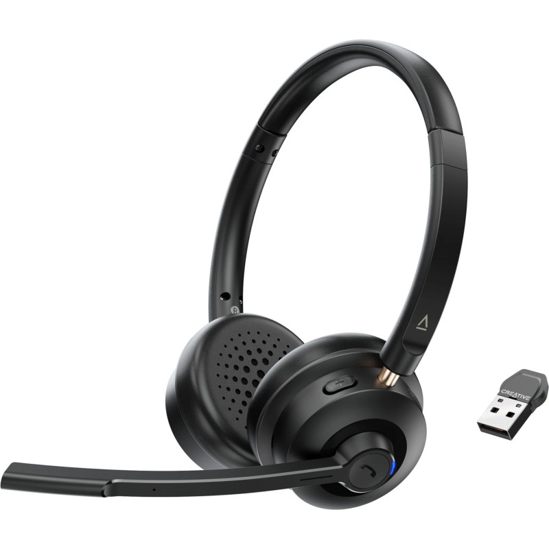 Creative Labs Headset Chat Wireless - bezvadu austiņas ar ANC