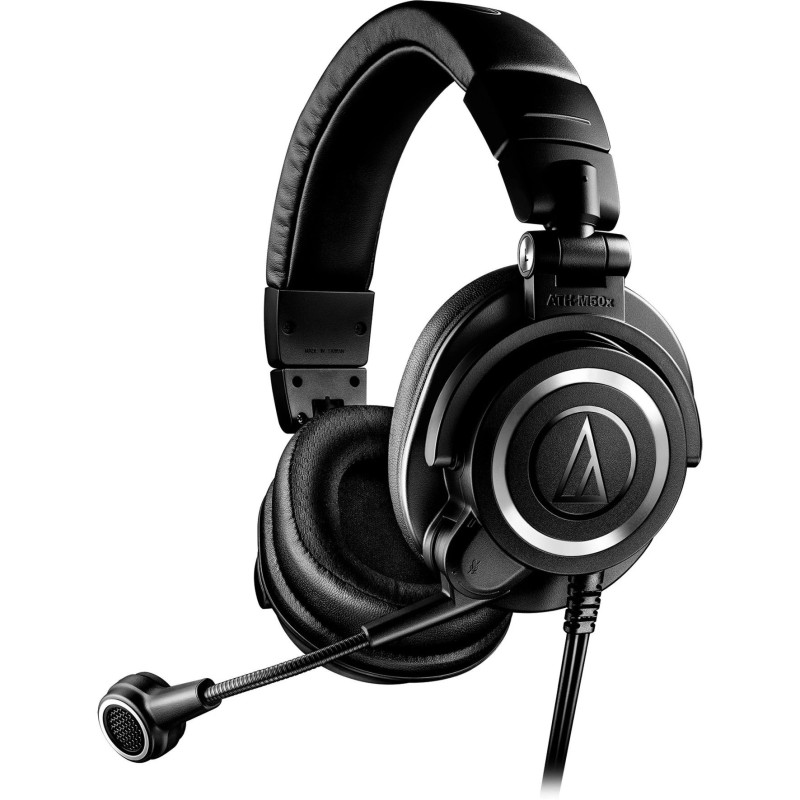 Audio-Technica ATH-M50XSTS-USB austiņas / mikrofons Vadu galvas saite Gaming Melna