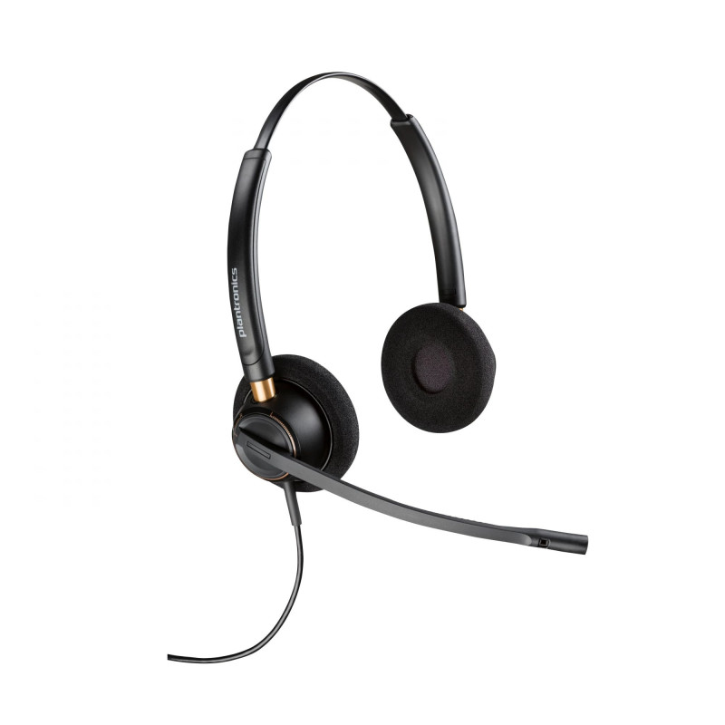 HP Poly EncorePro 520D ar Quick Disconnect divkanālu digitālām austiņām TAA