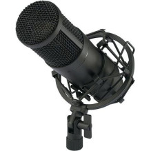 Studijas mikrofons Renkforce CU-4 USB, vads, kondensatora, ar kabeli un šoka stiprinājumu