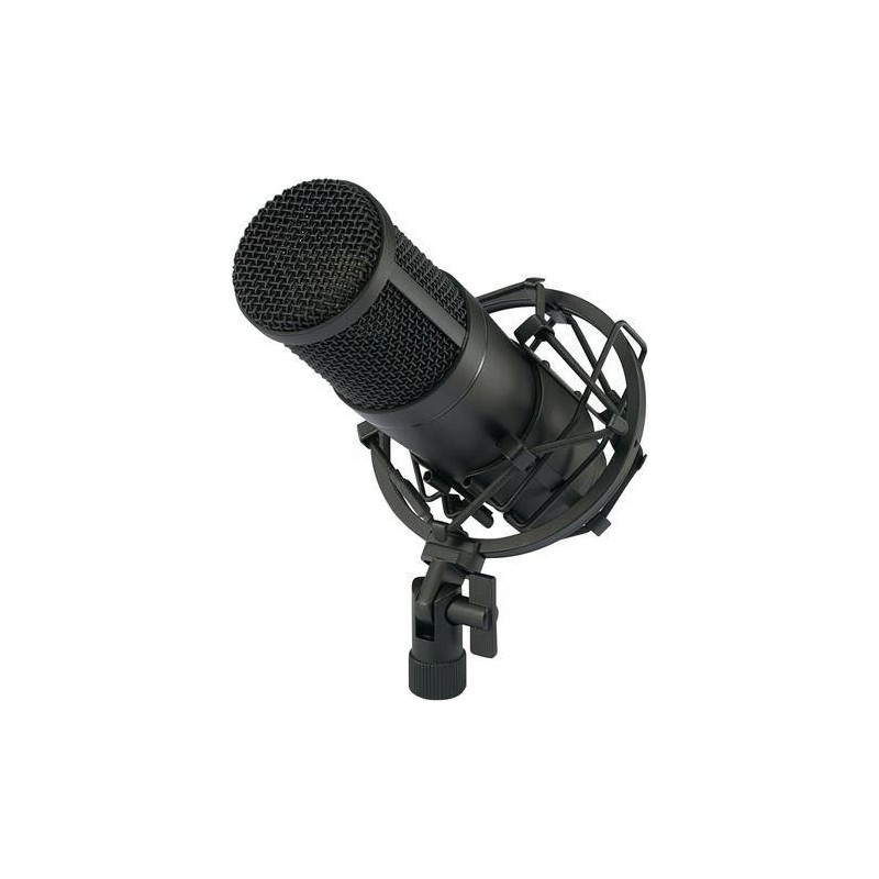 Studijas mikrofons Renkforce CU-4 USB, vads, kondensatora, ar kabeli un šoka stiprinājumu