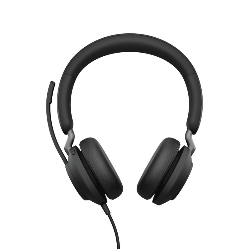 Jabra Evolve2 40 SE USB-C, MS Stereo, vadu austiņas, zvaniem / mūzikai, 20 - 20000 Hz, 188 g, melna