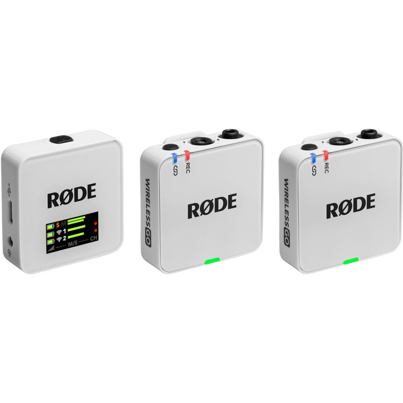 RØDE Wireless GO III Baltā krāsā - bezvadu mikrofonu sistēma (balta)