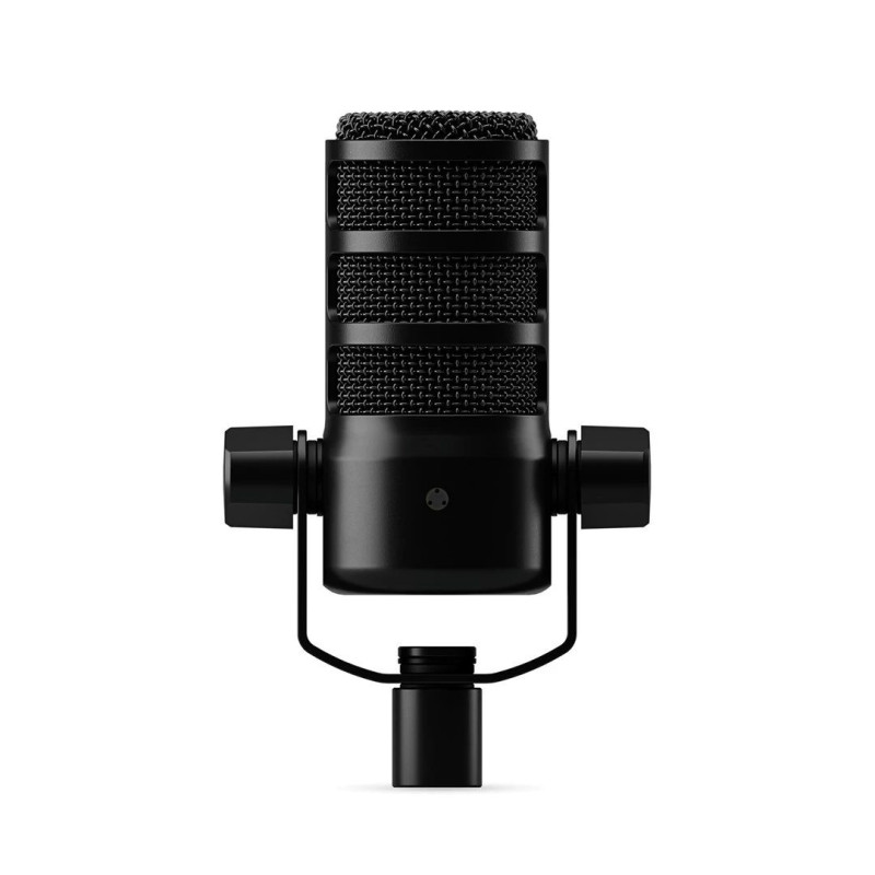 Studijas mikrofons RØDE PodMic USB — kardioīds XLR / USB, 24-bit / 48 kHz, USB-C, austiņu izeja, rotējošs skaļums, melns