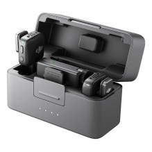 DJI Mic Mini (2 TX + 1 RX + Uzlādes futrālis) Bezvadu mikrofonu komplekts - Tumši pelēks