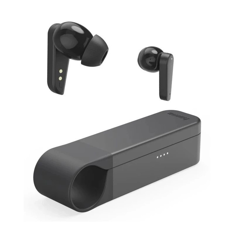 Hama Spirit Pocket II TWS austiņas, iebūvējamas, zvaniem / mūzikai, Bluetooth, melnas