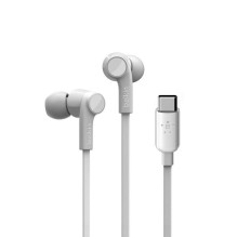 Austiņas Belkin ROCKSTAR USB Type-C Baltas