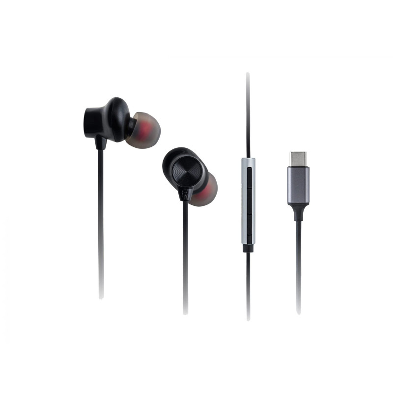 Austiņas Panasonic RP-TCM225DEK, USB-C, melnas