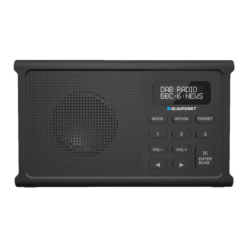 Blaupunkt DR3BK pārnēsājamais radio melns