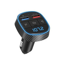 FM raidītājs Navitel BHF02 ar Bluetooth savienojumu automašīnas audio straumēšanai