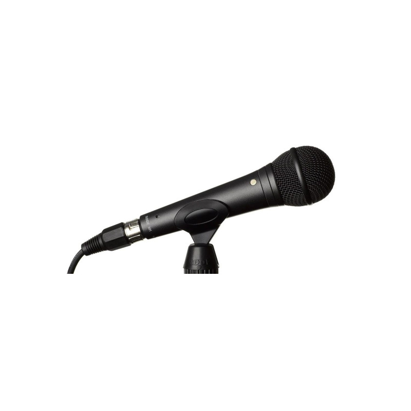 Dinamiskais skatuves mikrofons RØDE M1 — vītā XLR, 75-18000 Hz, -56 dB jutība, 320 Ω, melns