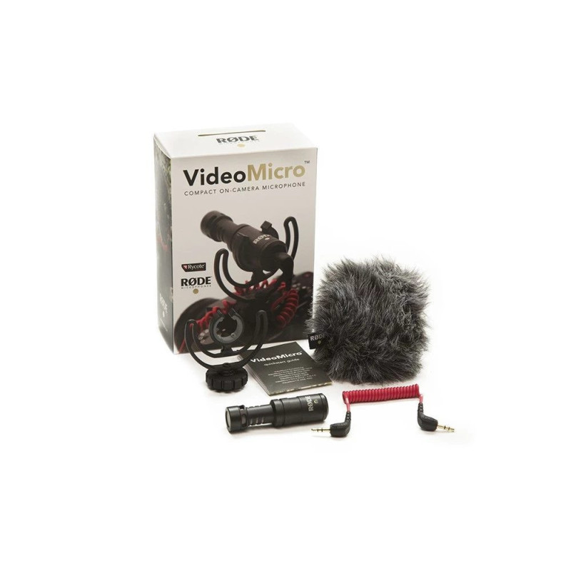 RØDE VideoMicro Melns digitālais kameras mikrofons