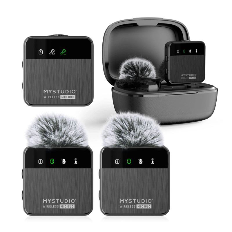 Easypix MyStudio Wireless Mic Duo 62022 - Bezvadu mikrofonu komplekts