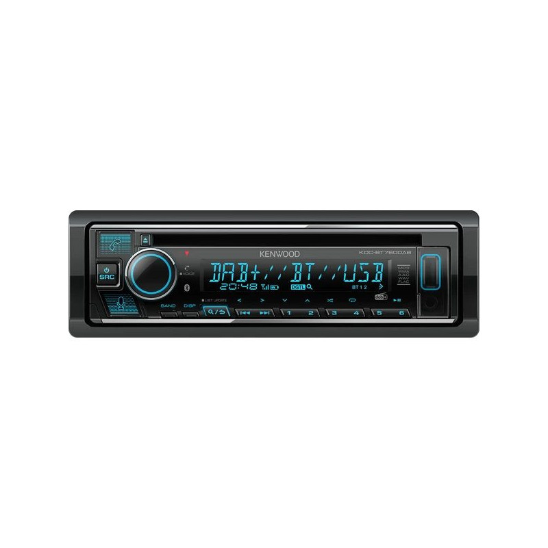 Kenwood KDC-BT760DAB Melns 50 W Bluetooth