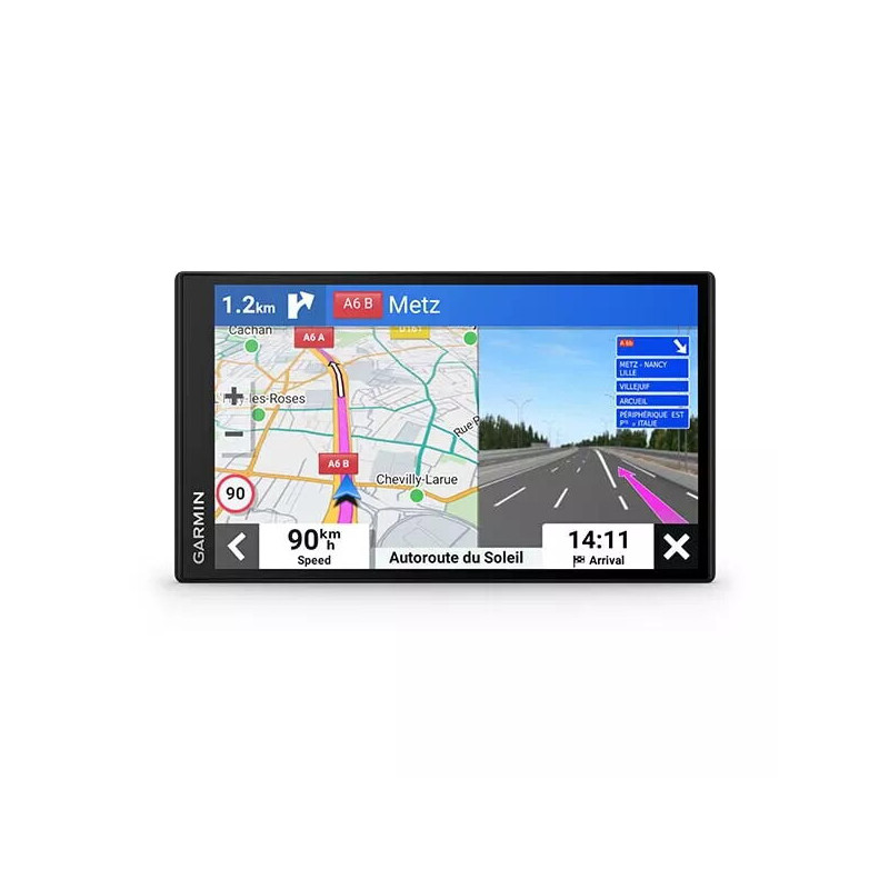 Autonavigators GARMIN DriveSmart 76 — 7 collu TFT skārienekrāns, 32 GB atmiņa, Wi‑Fi, Bluetooth, mūža kartes atjaunināju