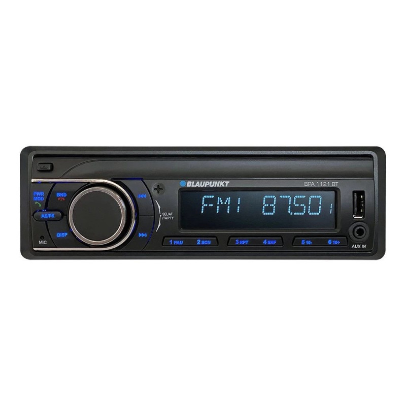 Auto radio BLAUPUNKT BPA1121BT ar Bluetooth, FM, AUX un USB