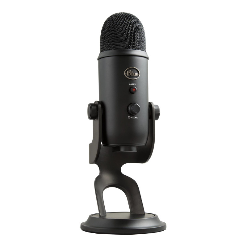 Blue Yeti USB Mikrofons Blackout