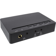 InLine USB 2.0 SoundBox 7.1 48KHz / 16-bit ārējā audio karte