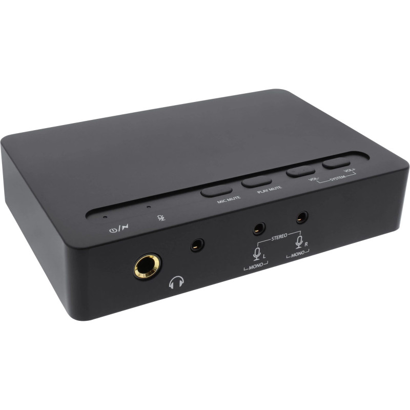 InLine USB 2.0 SoundBox 7.1 48KHz / 16-bit ārējā audio karte