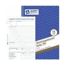 Avery 745 Blue - White...