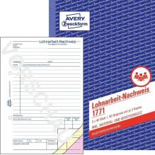 Biznesa veidlapa Avery 1771