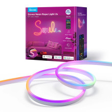Neon LED lente, balta, 4...