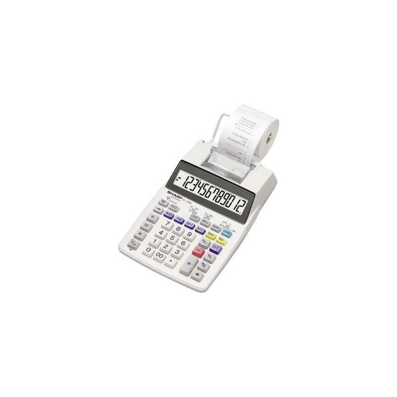 Sharp EL-1750V kalkulators ar printeri