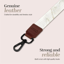 MIO Lanyard Strap White Marble
