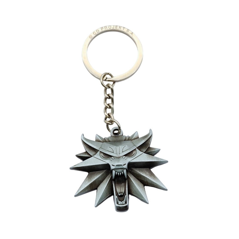 Keychain - Witcher Wolf Medallion Hanging 3+