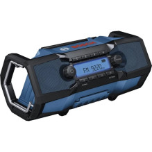 BOSCH HEAVY DUTY GPB18V-3C Professional Bluetooth FM Radio (Blue / Black, Bare Unit)