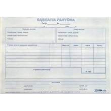 Sąskaita faktūra, A5, 2x50...