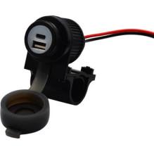 Albrecht Duo USB A+C ligzda...