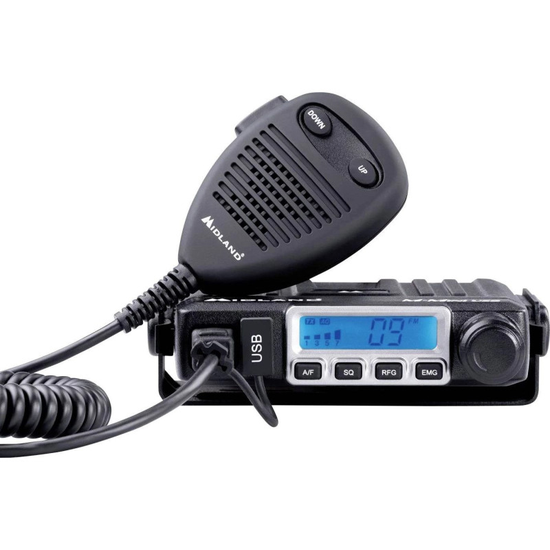 Midland M-Mini AM / FM Multi USB Mobile CB Radio