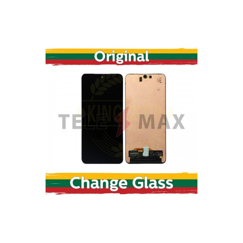 Screen for Samsung G990 S21 FE black (Updated: Telemax) (NoFrame version)