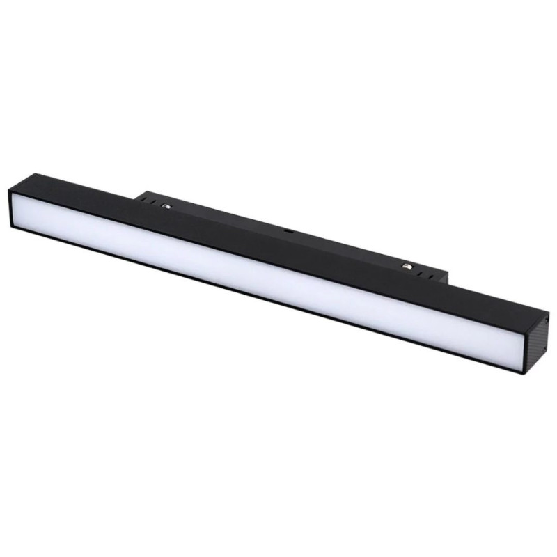 MIBOXER MF2-12A-RF LED 48V sliežu prožektors 12W CCT 2.4G regulējama baltā krāsa, melns