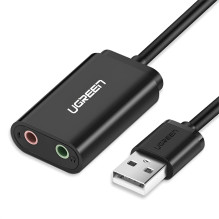 UGREEN USB uz 3.5mm ārējais...