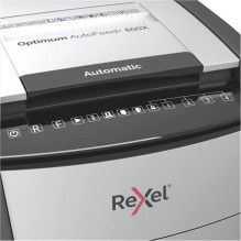 Rexel Optimum AutoFeed+ 600X Automatic Cross-Cut Paper Shredder P4