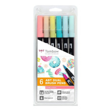 Tombow ABT-6P-4 Dual Brush...